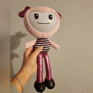 Brightlings Interactive Singing Talking 15 inch Plush Doll Spin Master PINK DOLL